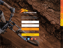 Tablet Screenshot of coyote-sports.com